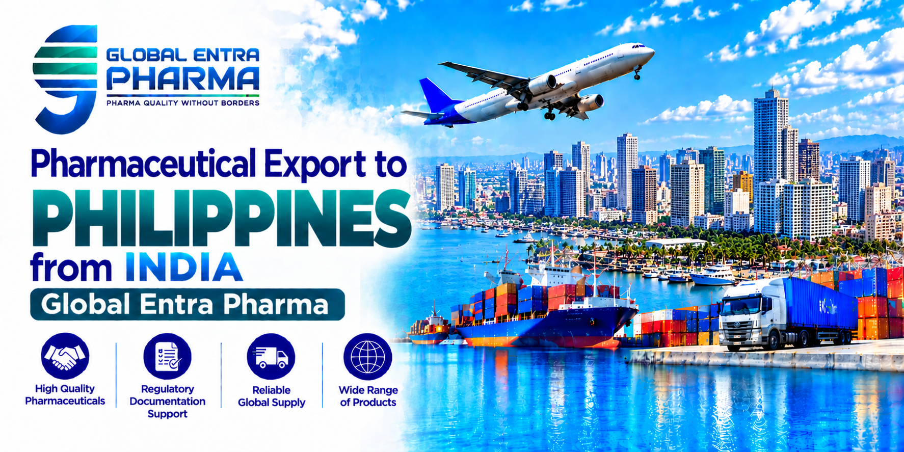 Pharmaceutical Export to Philippines from India